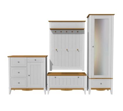 Шкаф для прихожей Пенни с зеркалом